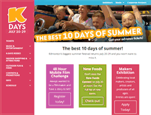 Tablet Screenshot of k-days.com